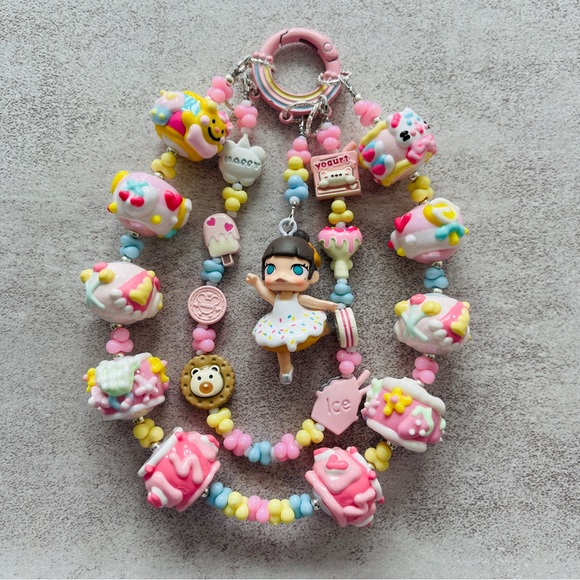 Handmade Accessories - Colorful Kids Charm Bracelet Set